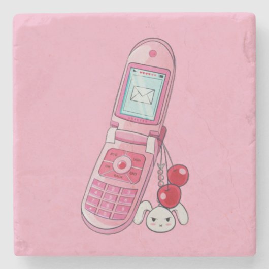 Handy-Stone-Untersetzer Steinuntersetzer (Vorderseite)