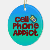 Handy-Süchtiger Keramik Ornament (Links)