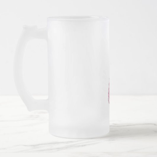 Handy-Tasse Mattglas Bierglas (Links)
