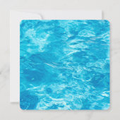 Handy Text 16. Geburtstag Pool Party Einladung (Rückseite)