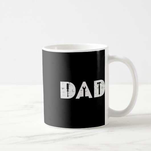 Handy Tools Funny Vathers Day Mechanic Daddy Papa Kaffeetasse (Rechts)