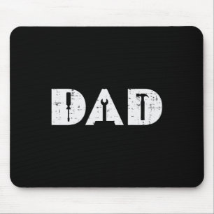 Handy Tools Funny Vathers Day Mechanic Daddy Papa Mousepad