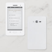 Handy Visitenkarte (Vorne/Hinten)