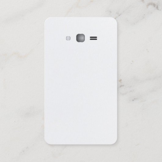 Handy Visitenkarte (Rückseite)