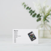 Handy-Visitenkarte Visitenkarte (Stehend Vorderseite)