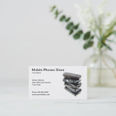 Handy-Visitenkarte Visitenkarte (Stehend Vorderseite)