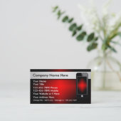 Handy-Visitenkarten Visitenkarte (Stehend Vorderseite)