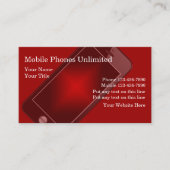 Handy-Visitenkarten Visitenkarte (Vorderseite)