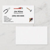 Handy-Visitenkarten-Wartungs-Mann Zuhause reparier Visitenkarte (Vorne/Hinten)