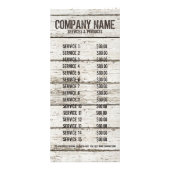 Handybauweise aus Whitealkholz Werbekarte (Hinten)