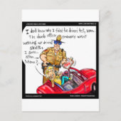 Handyfahrer Funny T-Shirts Tasse Geschenke Postkarte (Vorderseite)