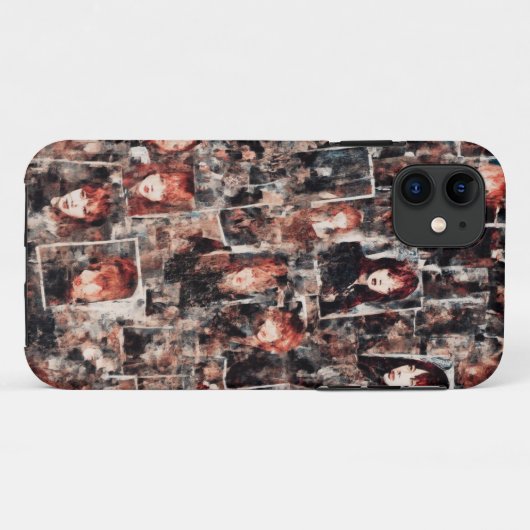 Handyfall für künstlerisches Portrait Case-Mate iPhone Hülle (Rückseite (Horizontal))