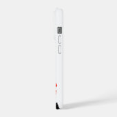 Handyhülle: Bleib Stark Motivationszitat-Design iPhone Hülle (Linke Seite)