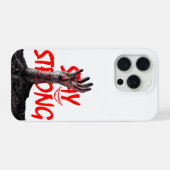 Handyhülle: Bleib Stark Motivationszitat-Design iPhone Hülle (Rückseite (Horizontal))