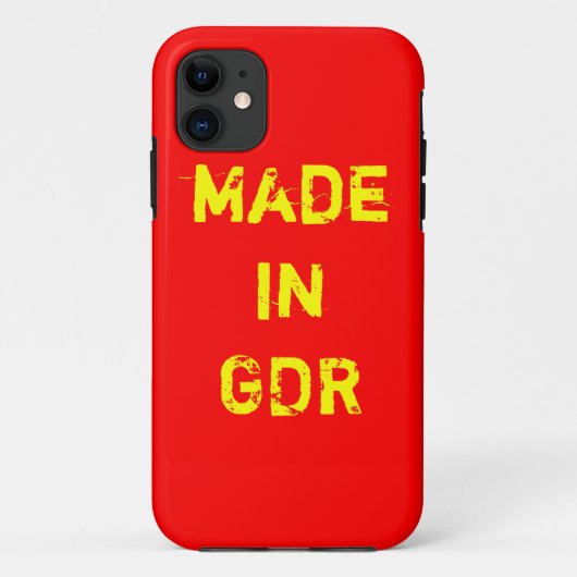 Handyhülle DDR Style Case-Mate iPhone Hülle (Rückseite)