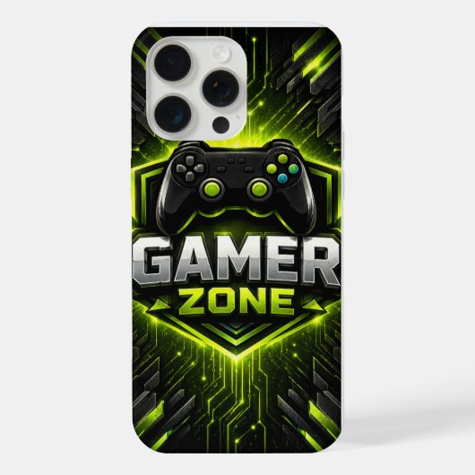 Handyhülle Gamer Zone iPhone Hülle (Rückseite)