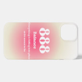 Handyhülle mit Angel Number 888 iPhone Hülle (Rückseite (Horizontal))