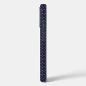 Handyhülle mit blauem und rosa geometrischem Muste Case-Mate iPhone Hülle (Rückseite / Links)