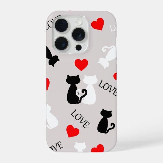 Handyhülle mit Katzen iPhone Hülle (Rückseite)