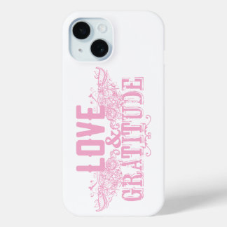 Handyhülle mit Liebe und Dankbarkeit Case-Mate iPhone Hülle