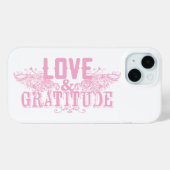 Handyhülle mit Liebe und Dankbarkeit Case-Mate iPhone Hülle (Rückseite (Horizontal))