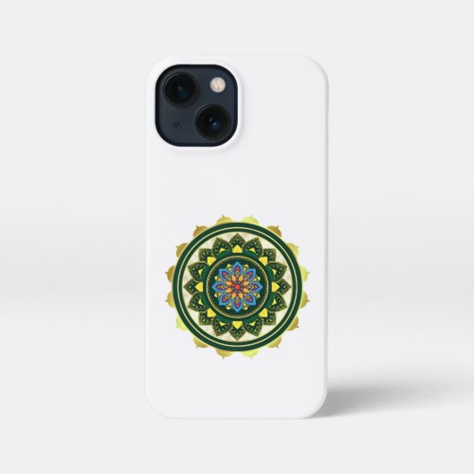 Handyhülle mit Mandala-Design iPhone Hülle (Rückseite)