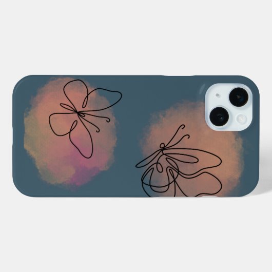 Handyhülle mit Schmetterlingen Case-Mate iPhone Hülle (Rückseite (Horizontal))