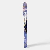 Handyhülle Navy Marmor Gold Abstract Luxus Case-Mate iPhone Hülle (Rückseite / Links)