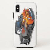 Handyhülle - Orange Flammen Case-Mate iPhone Hülle (Rückseite)
