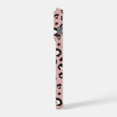 Handyhülle rosa Tiermuster iPhone Hülle (Linke Seite)