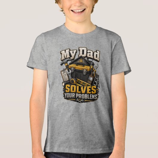 Handyman (2) Tri-Blend shirt (Vorderseite)