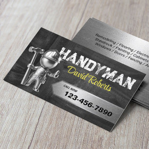 Handyman 3D-Service für Reparatur und Wartung von Visitenkarte