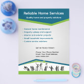 Handyman and home maintenance flyer (Einzeln)