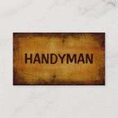 Handyman Antiquitätenkarte Visitenkarte (Vorderseite)