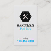 Handyman Auto Reparaturservice Minimalistisch Visitenkarte (Vorderseite)