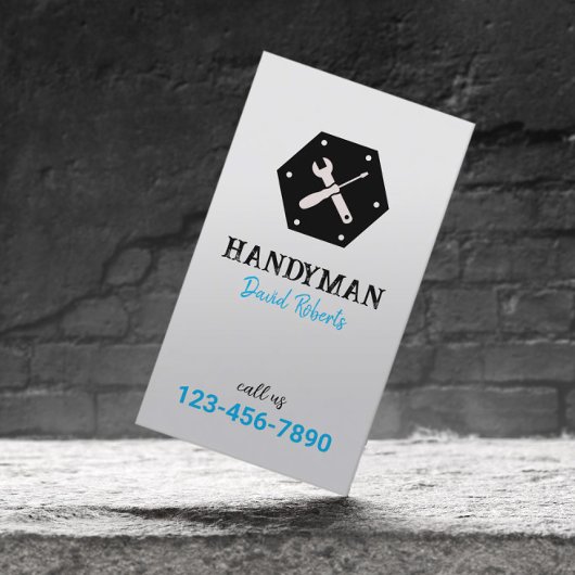Handyman Auto Reparaturservice Minimalistisch Visitenkarte
