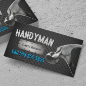 Handyman Beruflich Big Hammer Dark Metal Visitenkarte