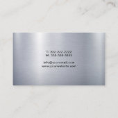 Handyman Beruflich Big Hammer Metal Steel Visitenkarte (Rückseite)