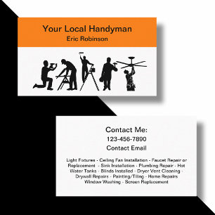 Handyman Best Business Cards Visitenkarte