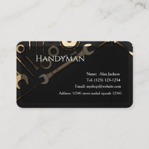 Handyman Business Card bearbeitet Visitenkarte
