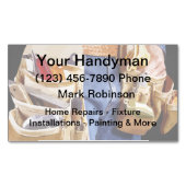 Handyman Business Card Handouts Magnetische Visitenkarte (Vorderseite)