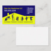 Handyman Business Card Visitenkarte (Vorne/Hinten)