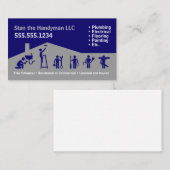 Handyman Business Card Visitenkarte (Vorne/Hinten)