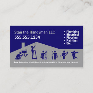 Handyman Business Card Visitenkarte