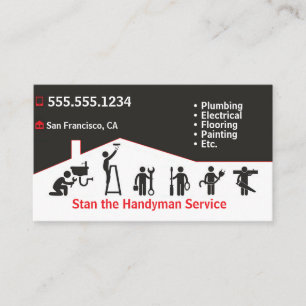Handyman Business Card Visitenkarte