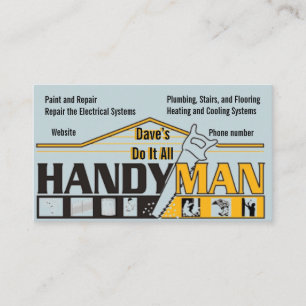 Handyman Business Card Visitenkarte