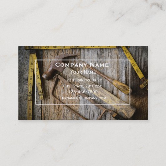 Handyman Business Card Visitenkarte (Vorderseite)