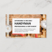 Handyman Business Card - Water Guage Visitenkarte (Vorderseite)