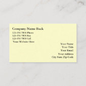 Handyman Business Cards Visitenkarte (Rückseite)