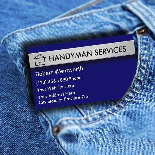 Handyman Business Cards Visitenkarte